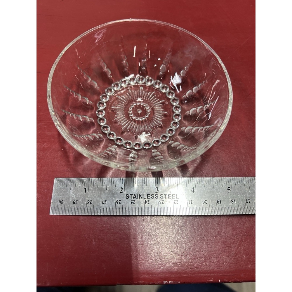 Vintage Federal Glass  Columbia Clear‎ Cereal Bowl